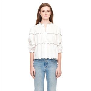 MUST GO La vie Rebecca Taylor linen top
